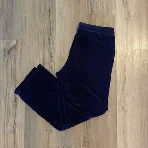 Chicos Zenergy Navy Velvet Pants